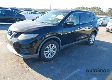 2015 Nissan Rogue Sv from USA, damaged, VIN KNMAT2MT7FP507621